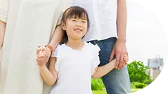 親子の写真